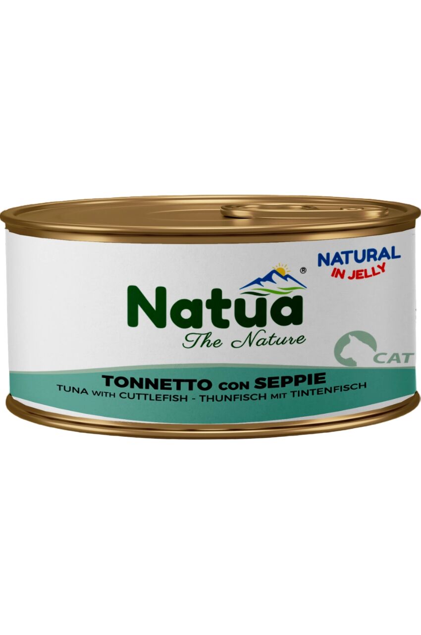 Natua Natural in Gelatina 85g Tonnetto e Seppie