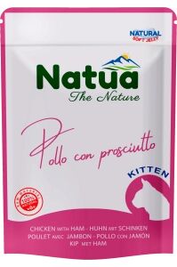 Natua Natural Soft Jelly 70g Pollo con Prosciutto-Kitten