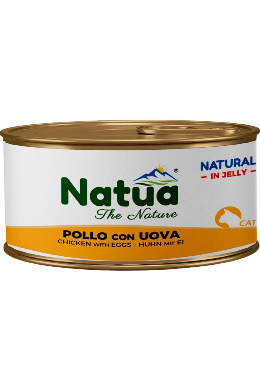 Natua Natural in Gelatina 85g Pollo e Uova