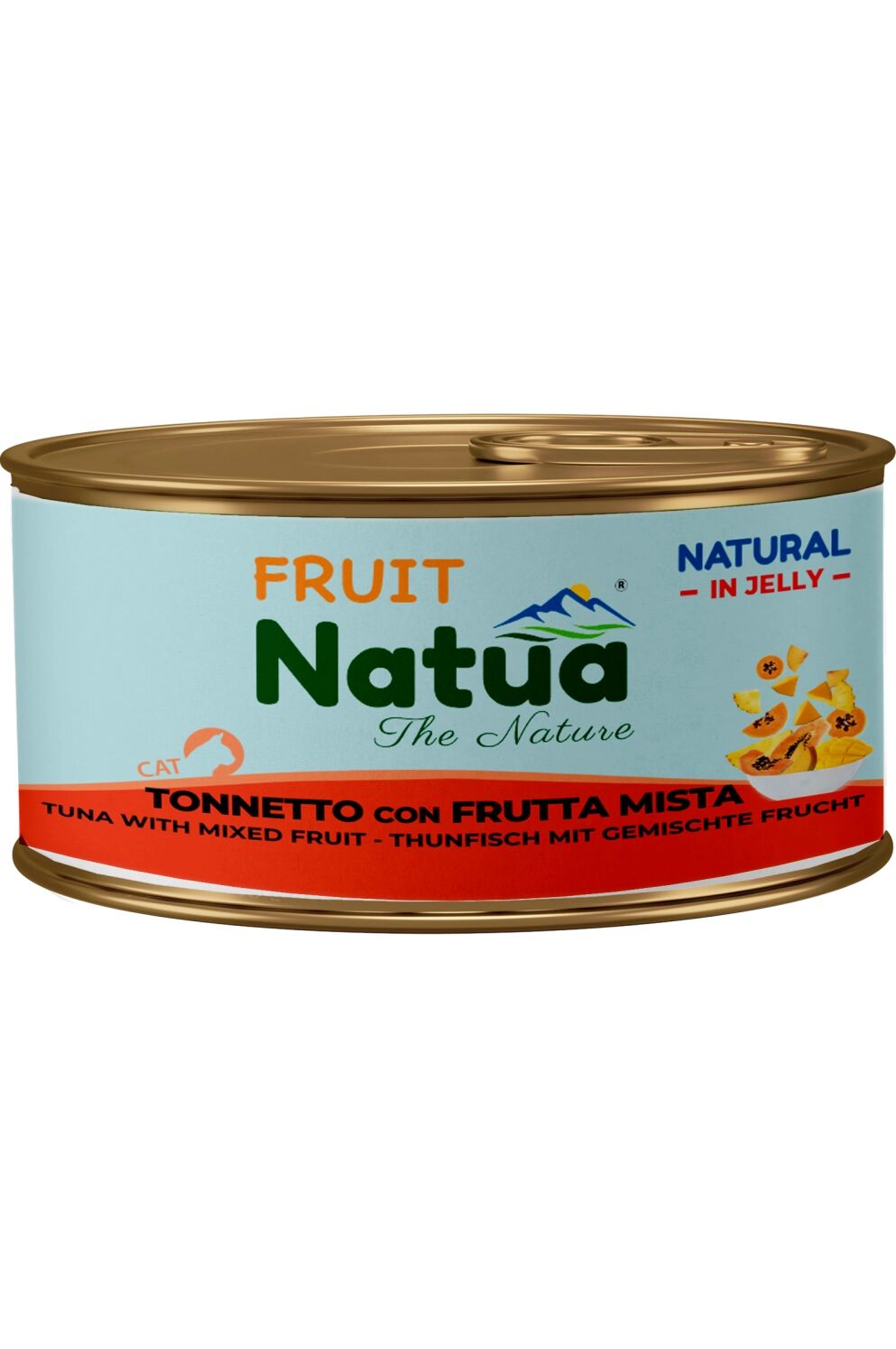 Natua Natural in Gelatina con Frutta e Verdura 85g Tonnetto con Frutta Mista