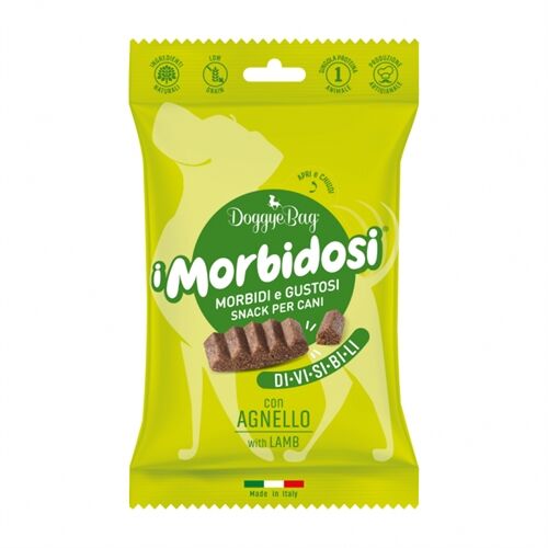 DoggyeBag I Morbidosi con Agnello 90 g – Snack Morbidi Monoproteici per Cani