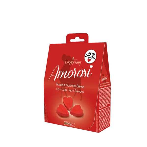 DoggyeBag Amorosi 90 g – Snack a Cuore Grain Free Monoproteici per Cani