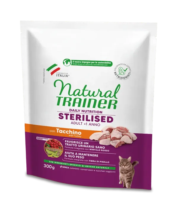 Natural Trainer Sterilised con Tacchino