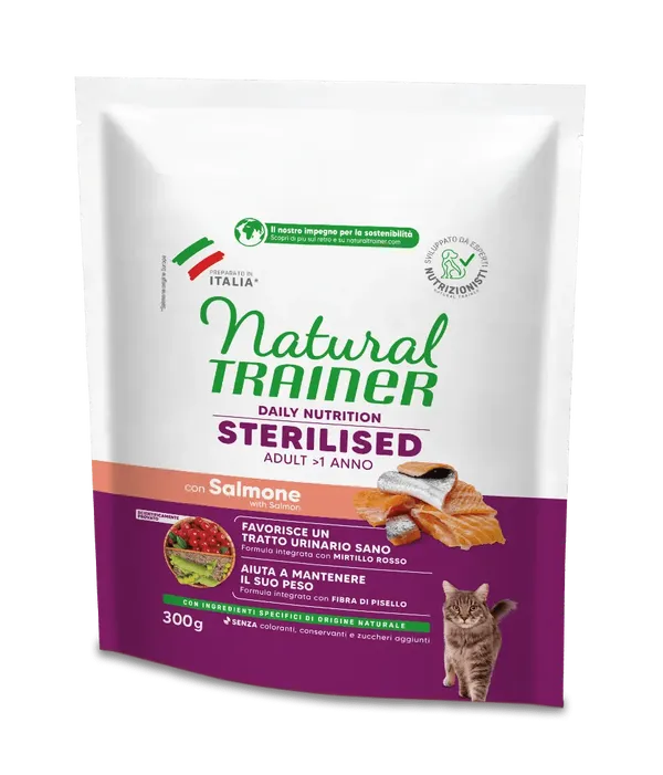 Natural Trainer Sterilised con Salmone