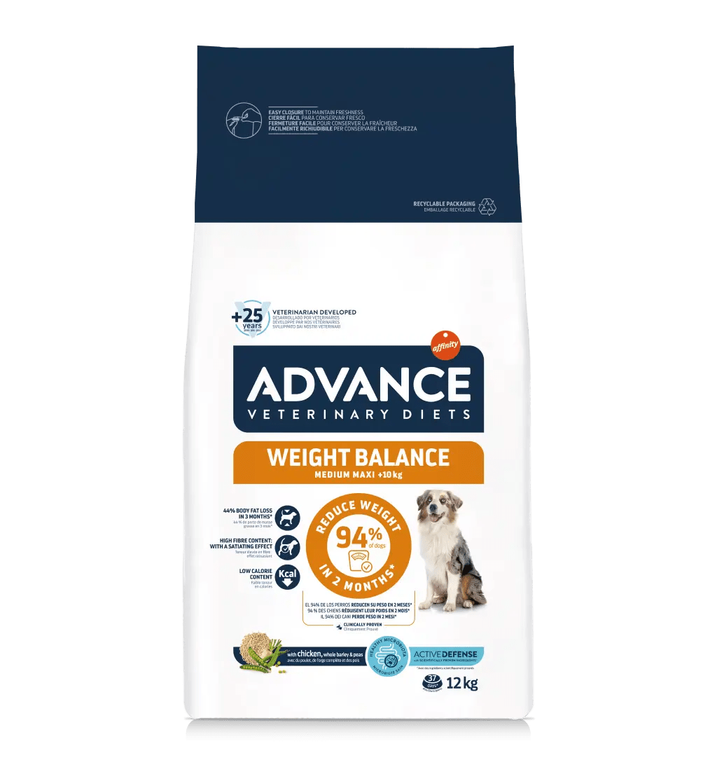 Advance Veterinary Diets Medium/Maxi Weight Balance 12kg