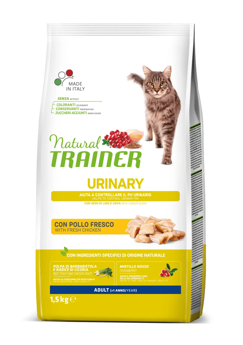 Natural Trainer Urinary con Pollo Fresco 1,5kg