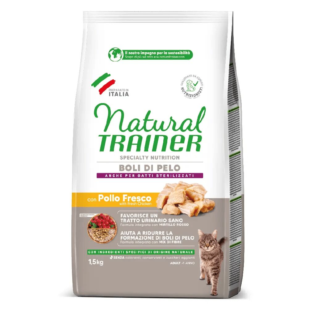 Natural Trainer Hairball con Pollo Fresco 1.5kg