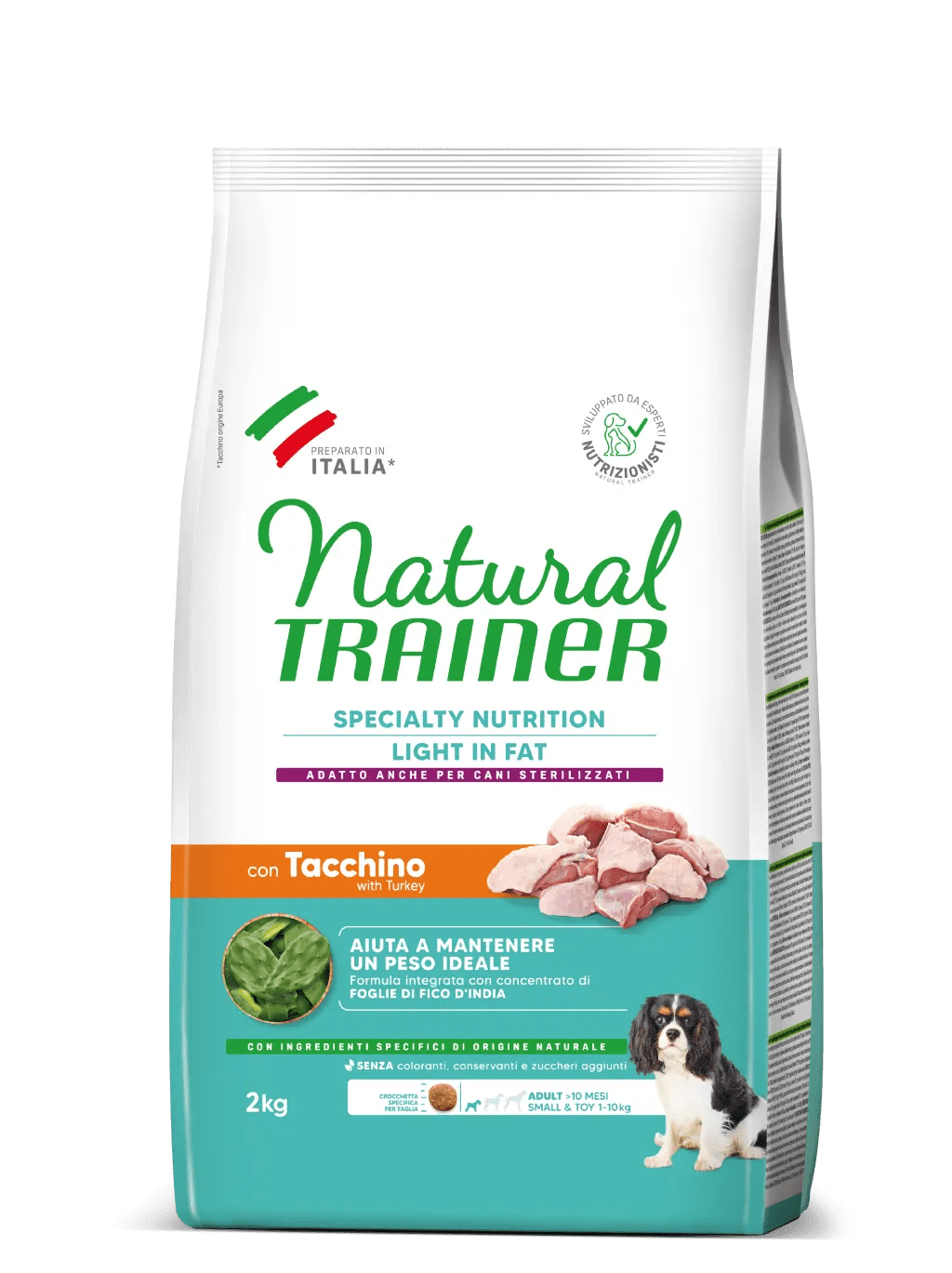 Natural Trainer Light in Fat Small&Toy Adult con Tacchino 2kg
