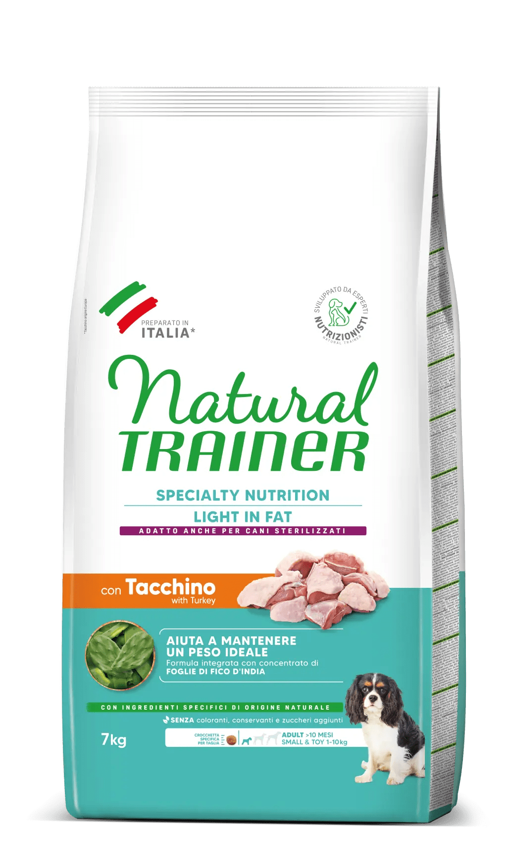 Natural Trainer Light in Fat Small&Toy Adult con Tacchino 7kg