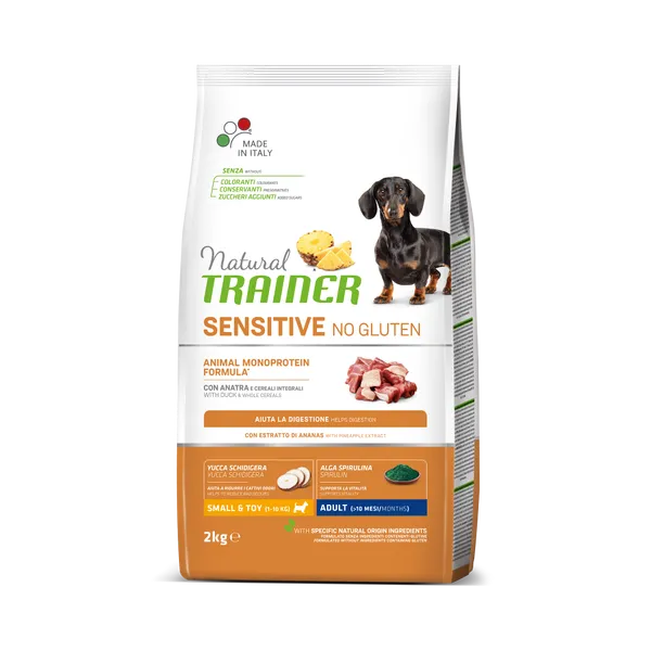 Trainer Sensitive Small&Toy Puppy&Junior Anatra 2Kg