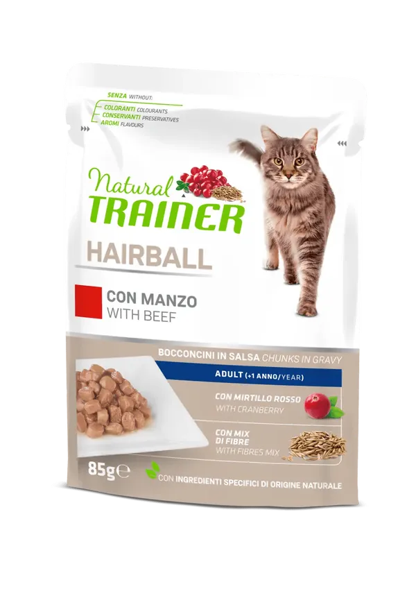Natural Trainer Hairball Bocconcini in Salsa 85g