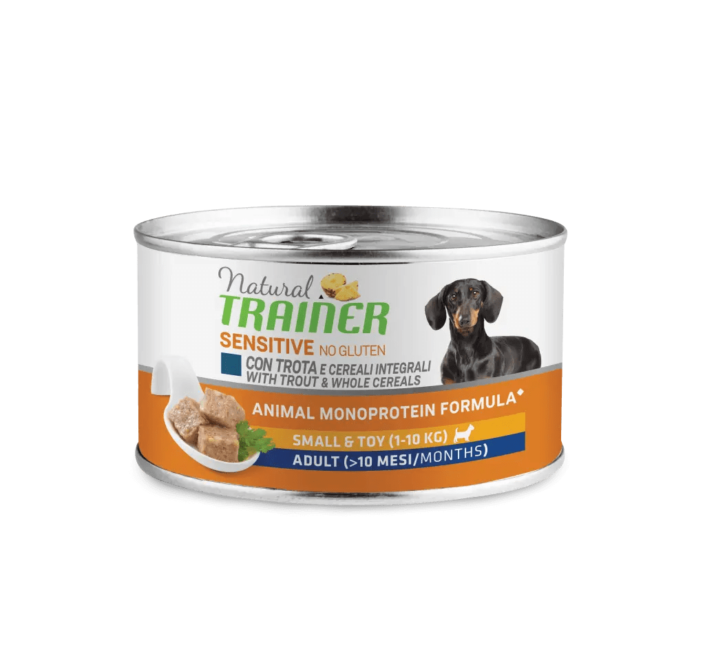 Trainer Sensitive Paté Monoproteico Small&Toy Adult 150g Trota
