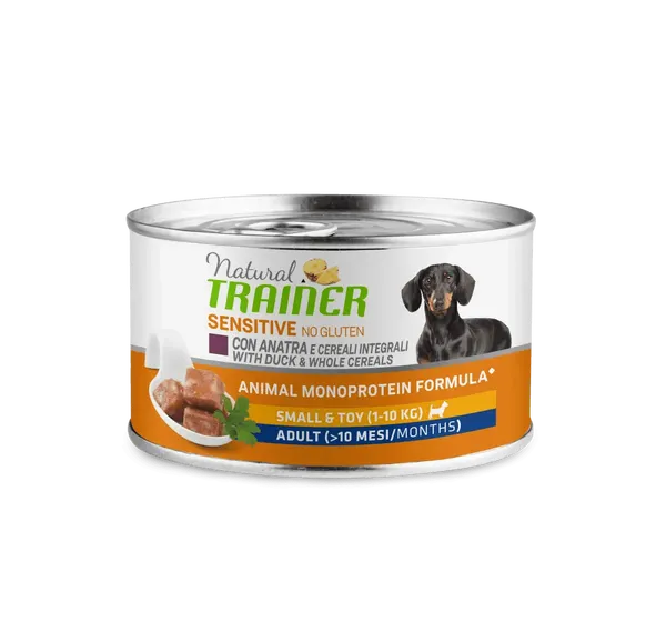 Trainer Sensitive Paté Monoproteico Small&Toy Adult 150g