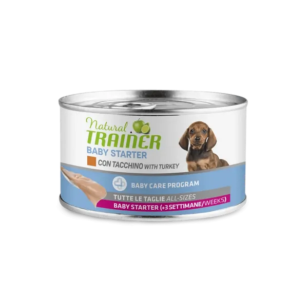 Natural Trainer All Size Baby Starter Tacchino 140g