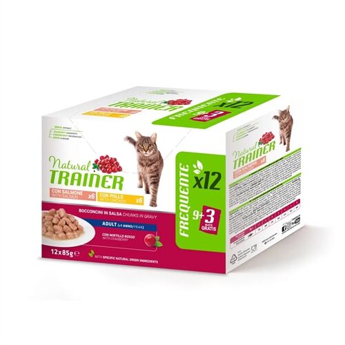 Natural Trainer Multipack 12x85g Salmone e Pollo