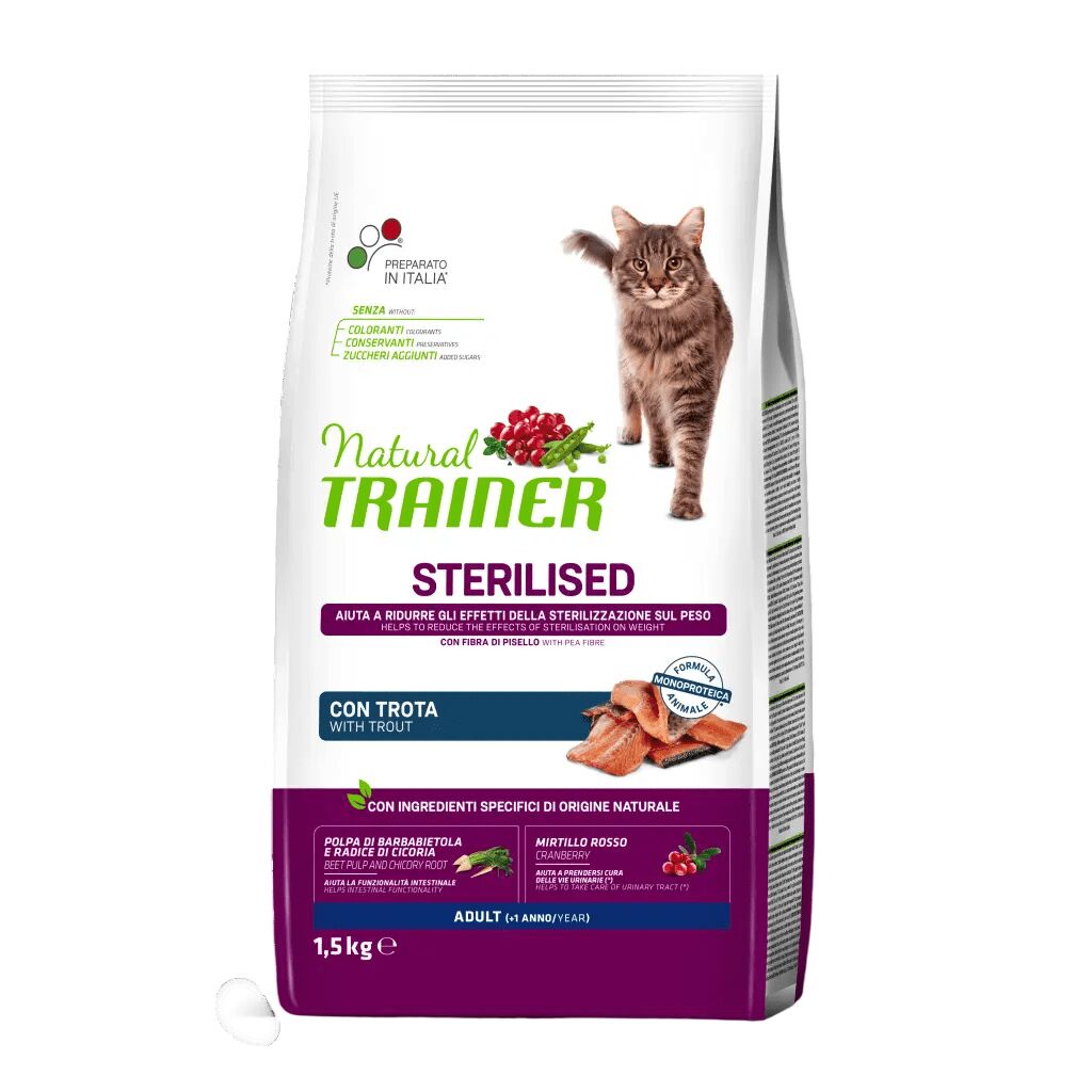 Natural Trainer Sterilised con Trota 1.5kg