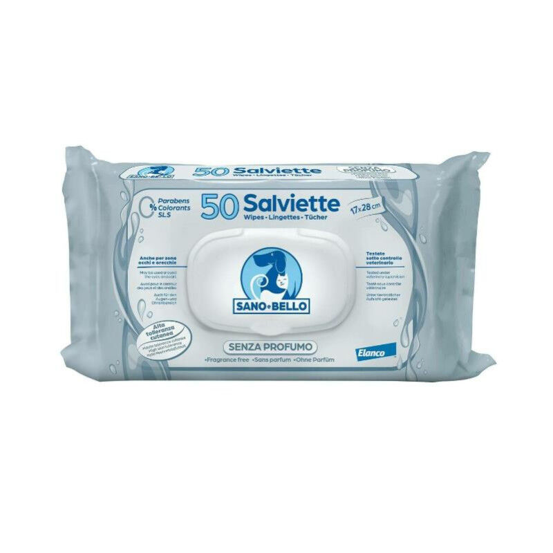 Sano e Bello Salviette Detergenti 50pcs Senza profumo