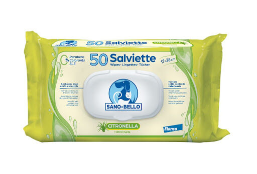 Sano e Bello Salviette Detergenti 50pcs Citronella
