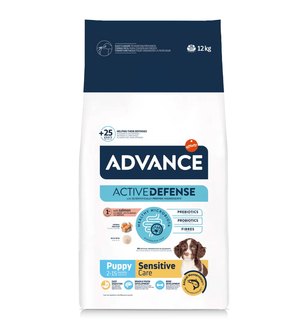 Advance Sensitive Puppy All Breeds Salmone 12Kg 12kg