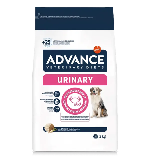 Advance Veterinary Diets Adult Medium/Maxi Urinary – Crocchette Dietetiche per Cani Adulti con Disturbi Urinari