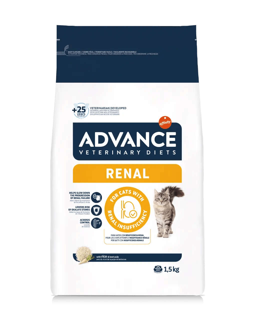 Advance Veterinary Diets Renal 1,5 kg – Crocchette Dietetiche per Cani con Insufficienza Renale