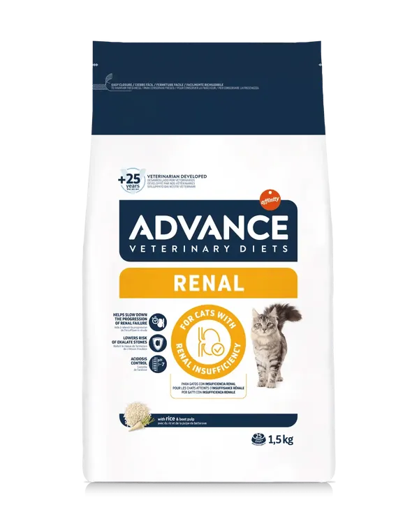 Advance Veterinary Diets Renal 1,5 kg – Crocchette Dietetiche per Cani con Insufficienza Renale