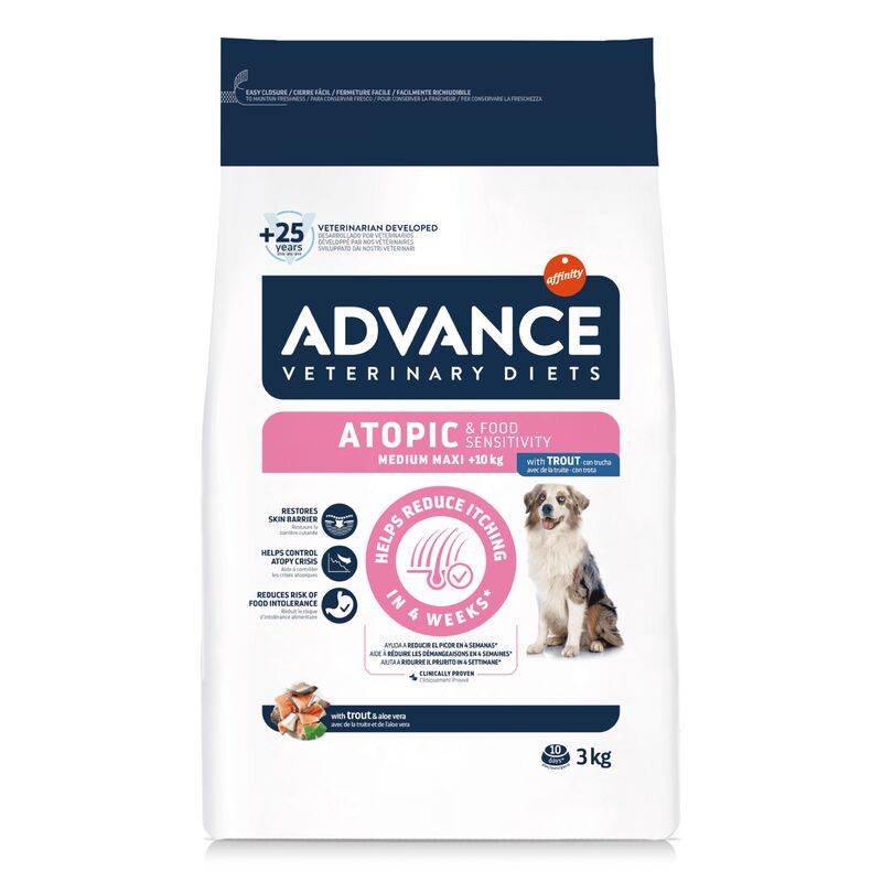 Advance Veterinary Diets Adult Medium/Maxi Atopic Trota 3kg