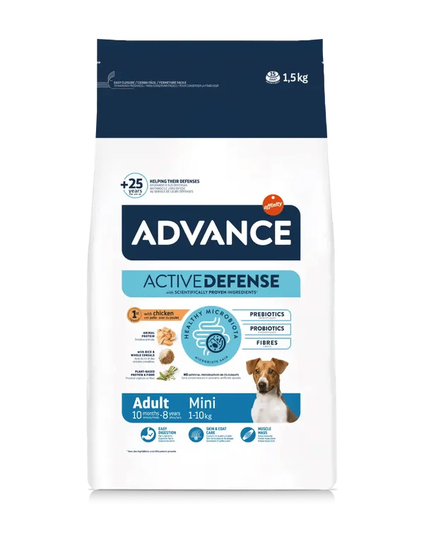 Advance Sensitive Mini Adult Pollo 1,5kg - Crocchette per Cani Sensibili