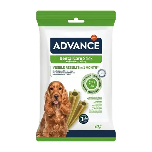 Advance Snack Medium/Maxi Dental Care 180 g – Snack Dentali per Cani di Taglia Media e Grande