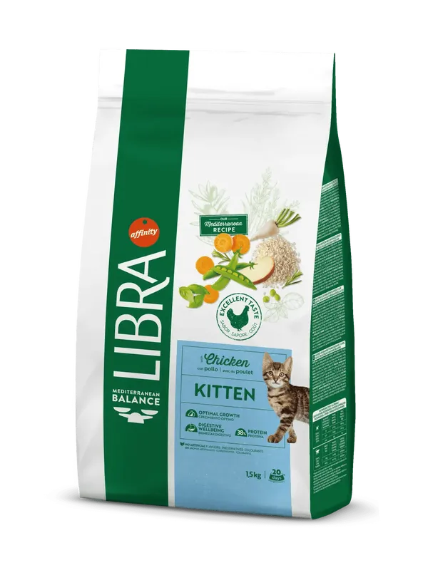 Libra Kitten Pollo e Riso 1,5Kg