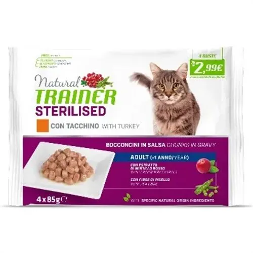 Natural Trainer Multipack Sterilised 4x85g