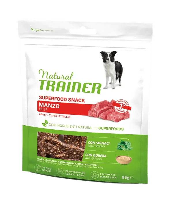 Natural Trainer Superfoods Snack Manzo 85g