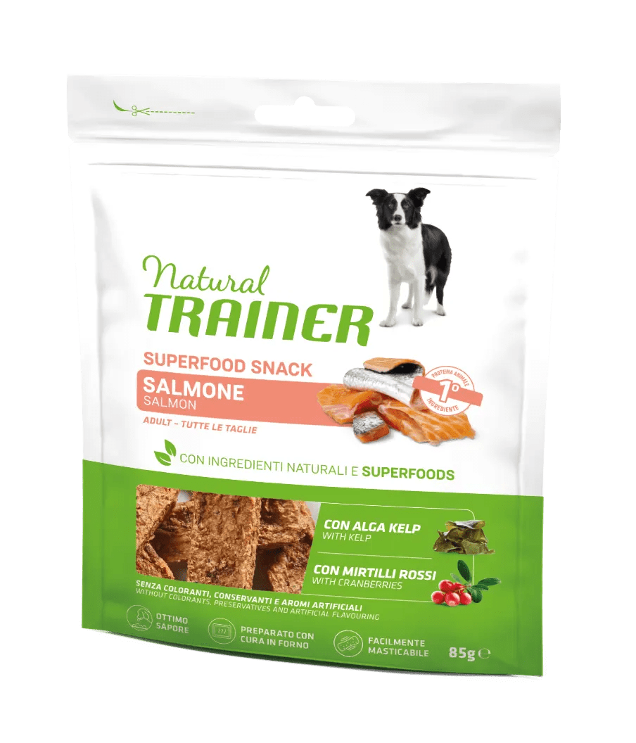 Natural Trainer Superfoods Snack Salmone 85g