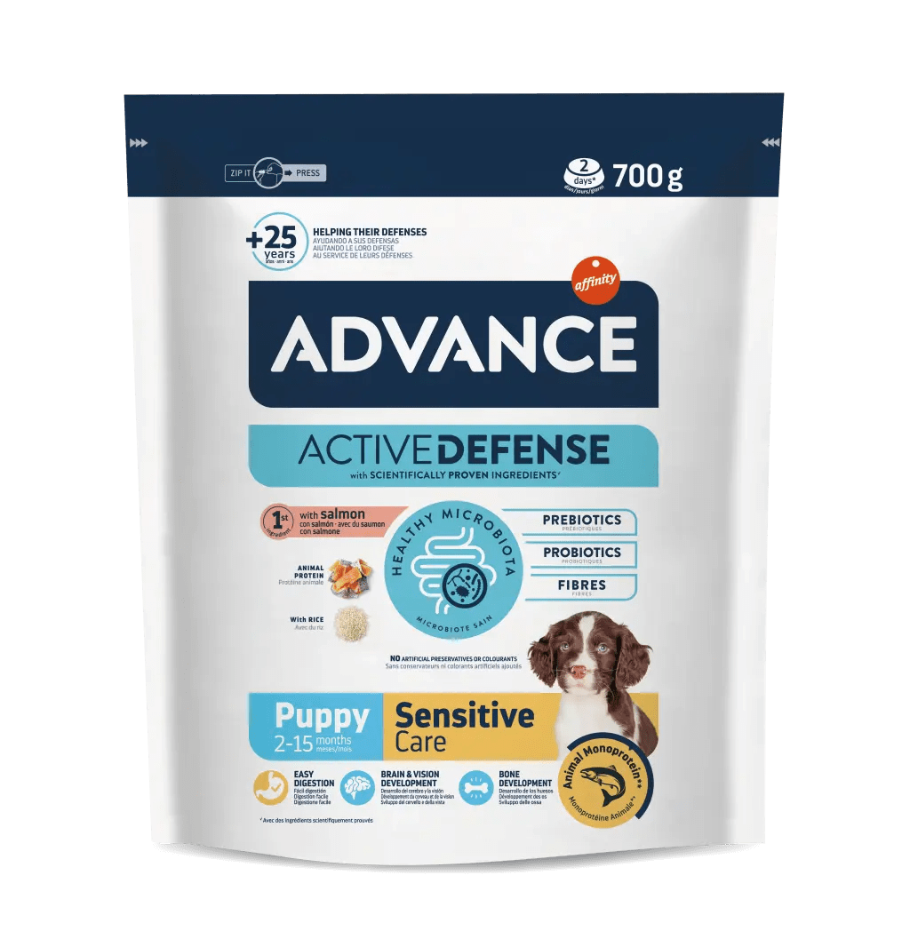 Advance Sensitive Puppy All Breeds Salmone 12Kg 700g