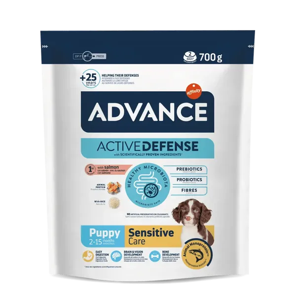 Advance Sensitive Puppy All Breeds Salmone – Crocchette al Salmone per Cuccioli di Tutte le Taglie