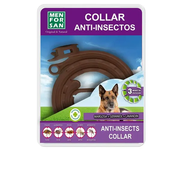 Men For San Collare all'Olio di Neem per Cani Taglia Grande – Protezione Naturale e Azione Repellente