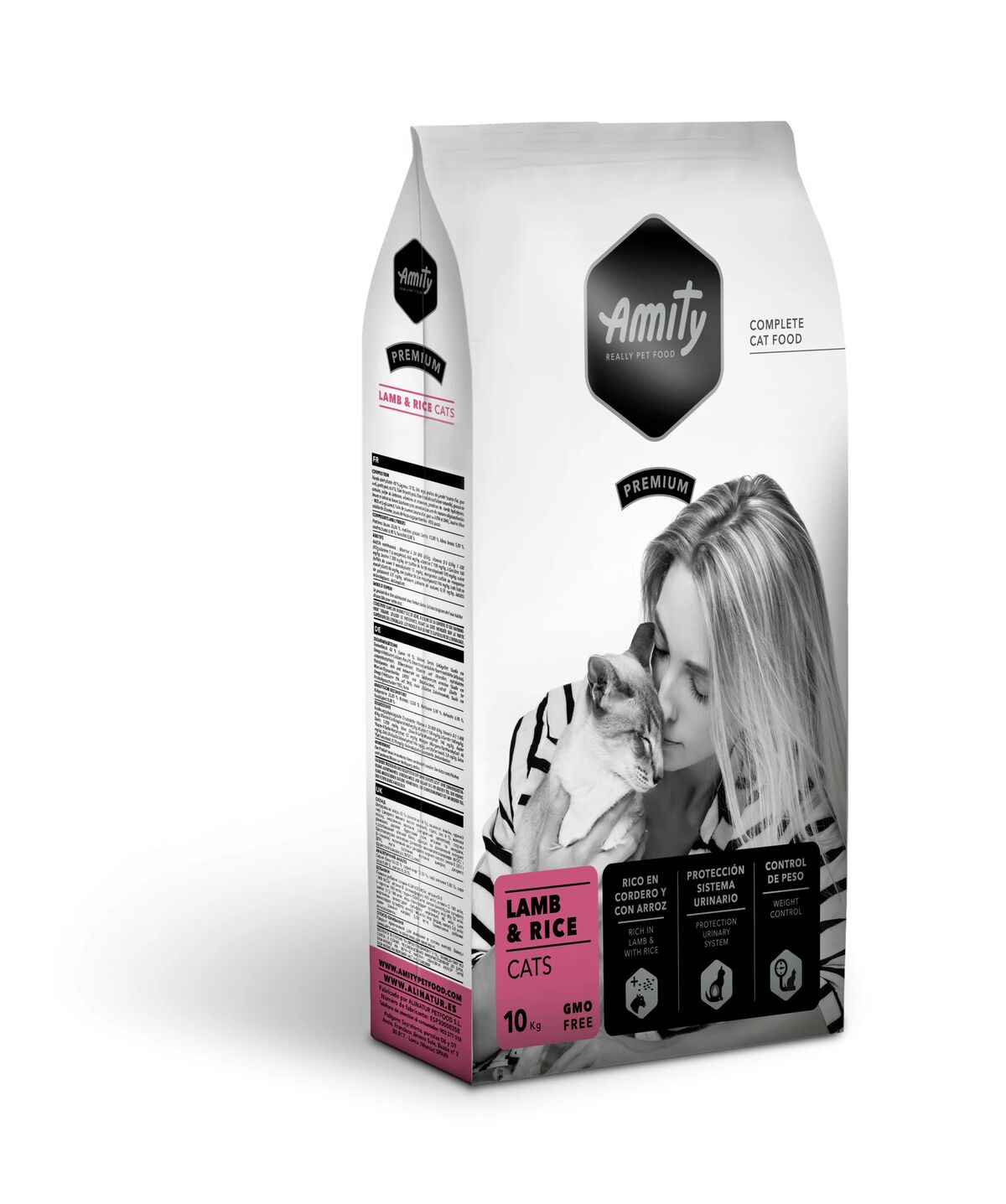 Amity Premium Cat Adult Agnello e Riso – Crocchette Complete per Gatti Adulti 10kg