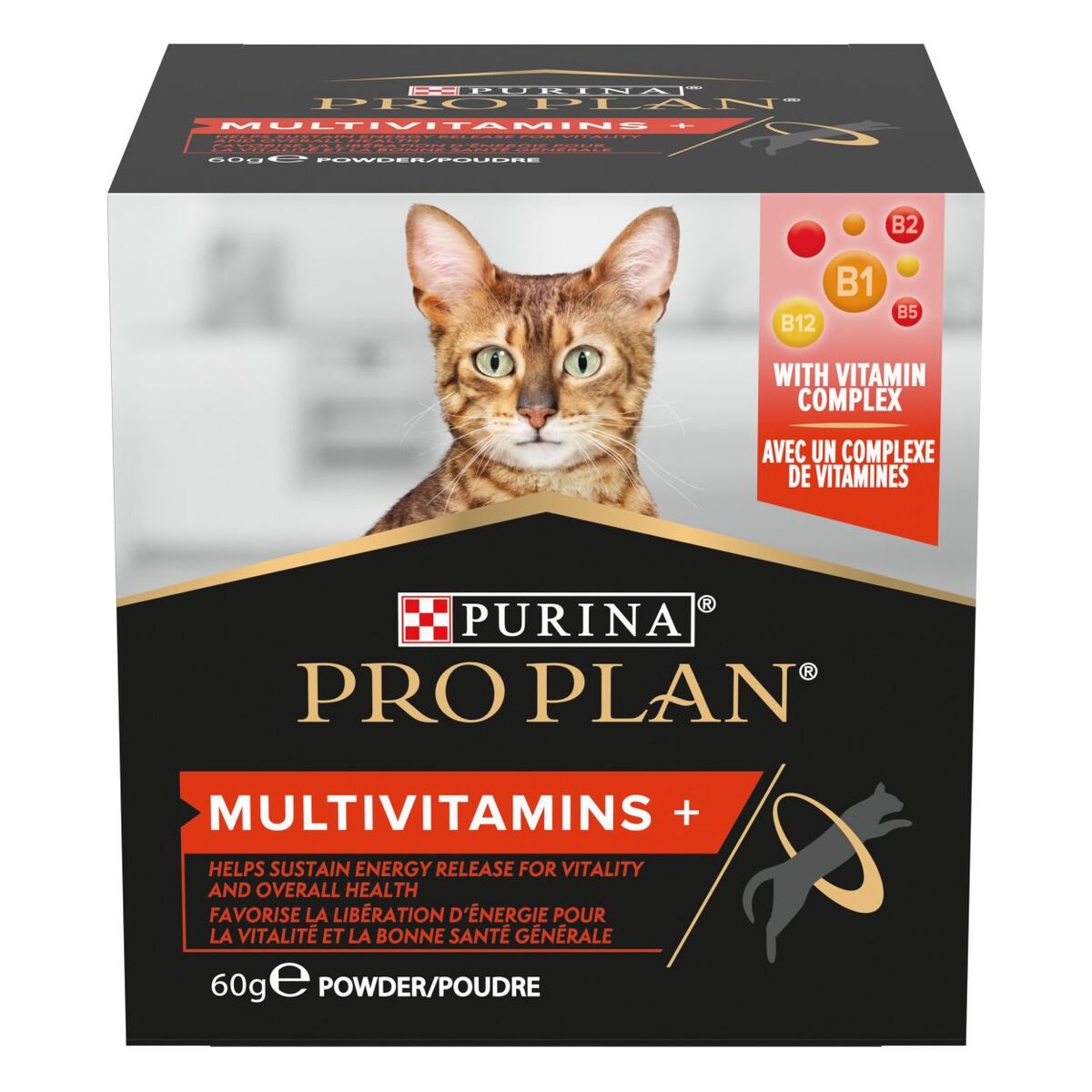 Purina Pro Plan Multivitamin+ Integratore Multivitaminico per Gatti 60 g – Supporto a Vitalità e Benessere Quotidiano