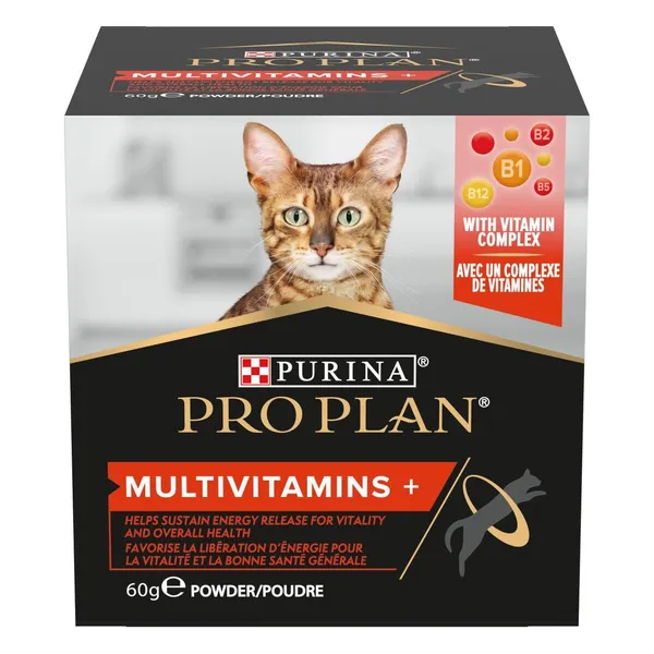 Purina Pro Plan Multivitamin+ Integratore Multivitaminico per Gatti 60 g – Supporto a Vitalità e Benessere Quotidiano