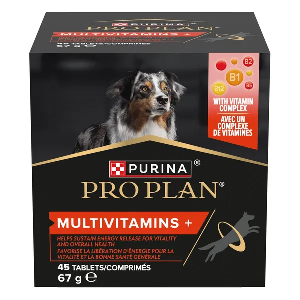Purina Pro Plan Multivitamin+ Integratore Multivitaminico per Cani 67 g – Supporto a Vitalità, Energia e Benessere Quotidiano
