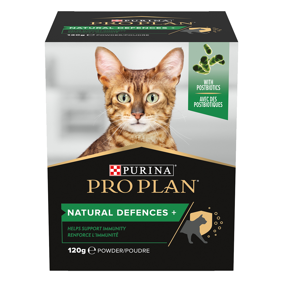 Purina Pro Plan Natural Defences+ Integratore per Gatti 60 g – Supporto alle Difese Immunitarie con Postbiotici