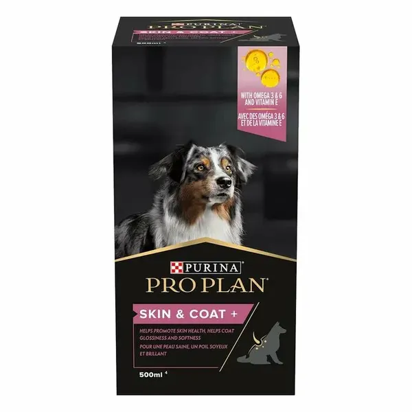 Purina Pro Plan Skin & Coat Integratore per Cani 500 ml – Supporto per Pelle Sana e Pelo Lucido