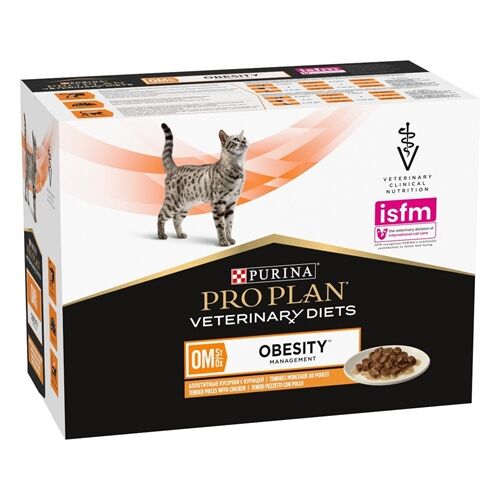 Purina ProPlan Veterinary Diets OM Obesity Pollo - 10x85g