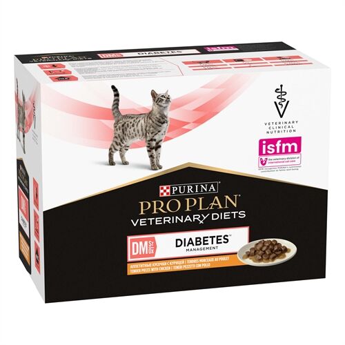 Purina ProPlan Veterinary Diets DM Diabetes Pollo - 10x85g
