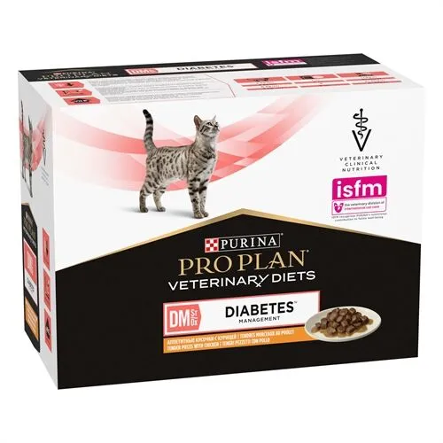 Purina ProPlan Veterinary Diets DM Diabetes Pollo - 10x85g