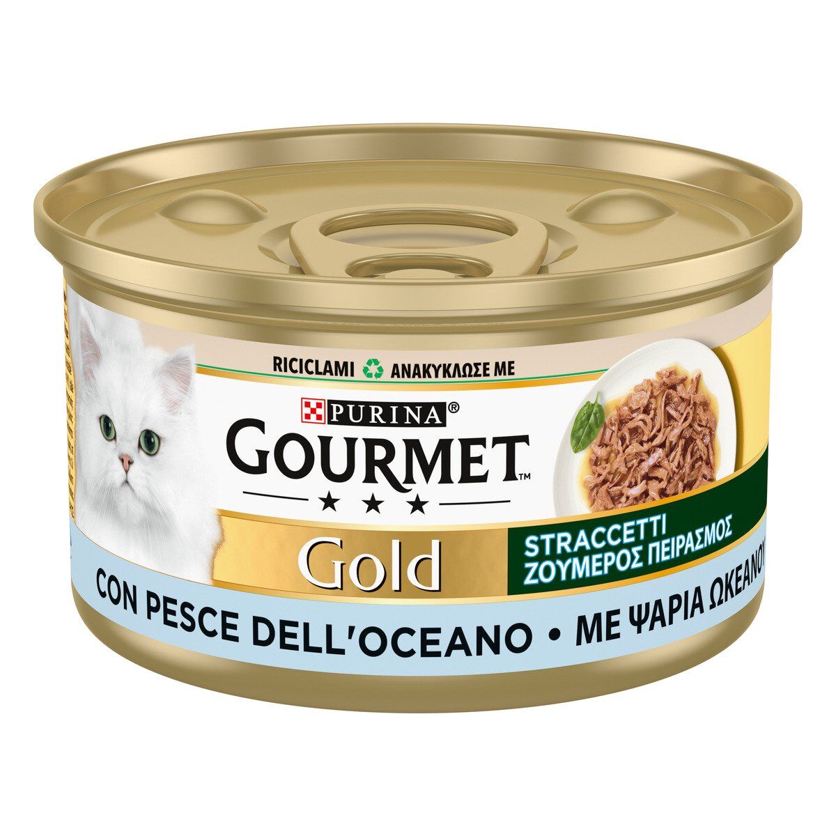 Gourmet Gold Straccetti 85gr Pesce dell'oceano