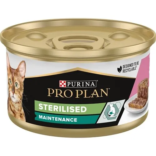 Purina ProPlan Sterilised Paté Salmone e Tonno 85g