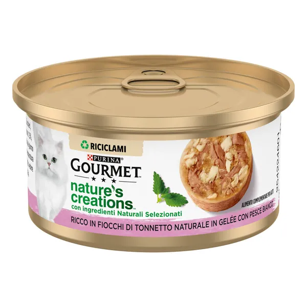 Gourmet Nature’s Creations 70 g – Alimento Umido Completo per Gatti Adulti