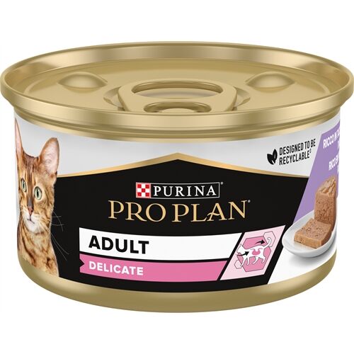 Purina ProPlan Delicate Adult Mousse Tacchino 85g