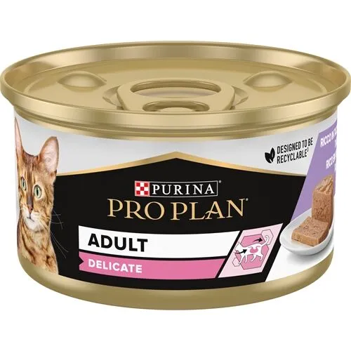 Purina ProPlan Delicate Adult Mousse Tacchino 85g